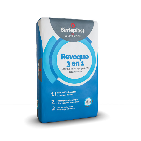 Revoque 3 en 1 - 25 kg Sinteplast