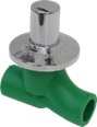Llave de paso c/bronce ø20" - Tubofusion
