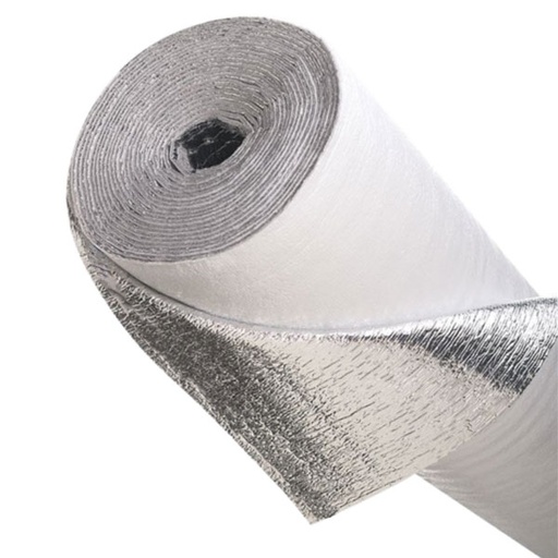 [16245] Aislante ESPUMA PAPEL ALUMINIZADO 10 1X20